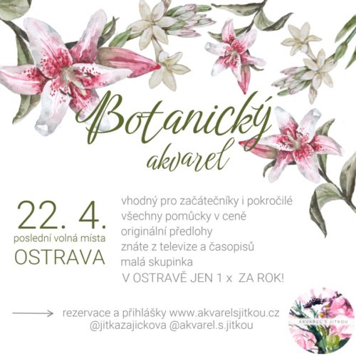 botanický akvarel Ostrava